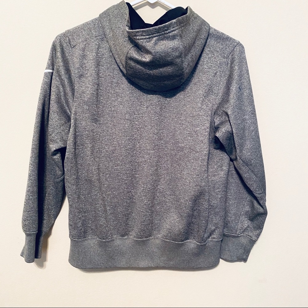 Nike Boys Gray Dri Fit Hoodie Large (14-16) - Picture 2 of 12